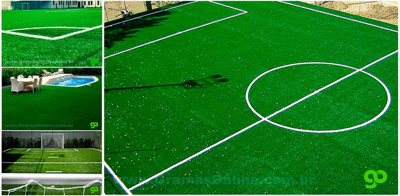 Grama Artificial Para Campo De Futebol em SP